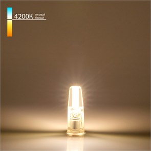 BLG412/BL126 G4 LED JC 3W 12V 360° 4200K G4 Лампа светодиодная (уп.20/2000шт.) Elektrostandard (Китай) a049615