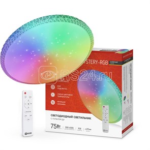 COMFORT MYSTERY-RGB 75Вт 230В 3000-6500К 6000лм 495х85мм с пультом ДУ Светильник светодиодный IN HOME (Китай)  4690612044637