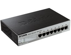 DES-1210-08P/B1A Настраиваемый коммутатор с 8 портами PoE 10/100Base-TX (8port/72Вт) D-Link DES-1210-08P/B1A