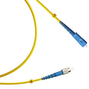 FC-S2-9-FC/UR-SC/UR-H-1M-LSZH-YL Патч-корд SM 9/125(OS2), FC/UPC-SC/UPC, simplex, LSZH, 1м Hyperline FC-S2-9-FC/UR-SC/UR-H-1M-