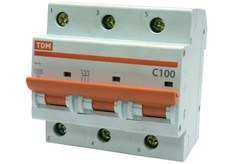 SQ0207-0070 ВА 47-100 Выключатель автоматический 3п 25A C 10кА (уп.2шт.) TDM SQ0207-0070