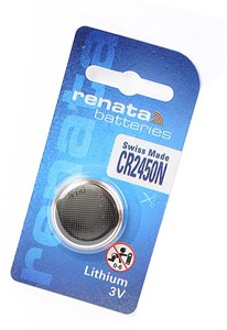 CR2450N Элемент питания литиевый 3В (уп.1шт.) Renata CR2450N