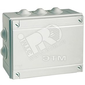 53900 Express Коробка распределительная с 6 кабельными вводами Ø25мм, IP55, 120х80х50мм (уп.84шт.) ДКС (Россия) 53900