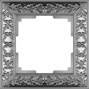 WL07-Frame-01 Antik Рамка на 1 пост матовый хром (уп.10шт.) Werkel™ a046425-1
