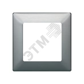 754151 Valena Life Рамка 1 пост сталь (уп.10шт.) Legrand (Франция) 754151