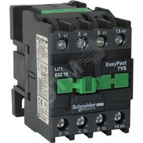 LC1E3210M5 Контактор 3Р,32 A, НО+НЗ, катушка 220V 50ГЦ Schneider Electric LC1E3210M5