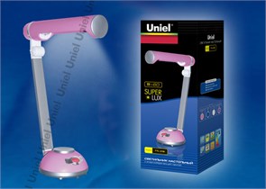 TTL-016 Pink (G23) лампа настольная розовая Uniel 709340