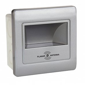 HRZ00002257 079-026-0002 Diamond Встраиваемый светодиодный светильник с датчиком движения 2W 4200К 110-265V Серебро HOROZ ELECTRIC HRZ00002257