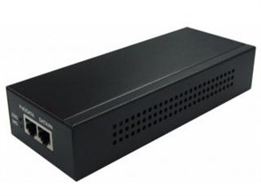 Инжектор 30Вт PoE. 1 RJ45 интерфейс 1000M. Подходит для DS-2DF8/76/5xxx-AE/AE3/AELs Hikvision 709775