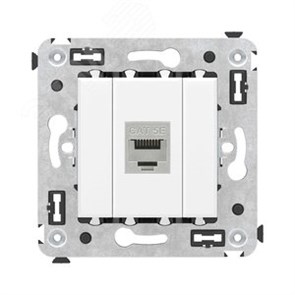 4400763 Avanti Механизм розетки компьютерной RJ45 Cat.5e, белое облако (уп.10шт.) ДКС (Россия) 4400763