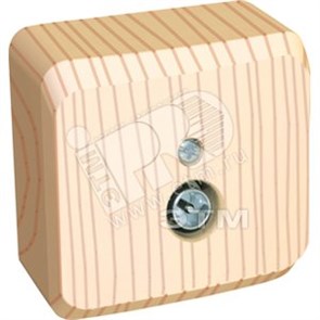 TVA-002D ЭТЮД Розетка телевизионная TV сосна (уп.25шт.) Schneider Electric TVA-002D