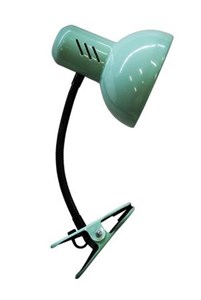 НТ 2077С бирюзовый Светильник настольный на прищепке 60W, Е27, 220V (уп.18шт.) Трансвит АО НТ 2077С бирюзовый