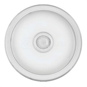 61184 OBL-R1-10-4K-WH-IP40-LED-SNR Светильник светодиодный ДБП-10w с датчиком 4000К 800Лм IP40 круглый пластиковый белый (уп.20шт.) ОНЛАЙТ 61184
