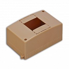68024К Тусо.Щиток о/п на 4 модуля 130х90х65мм (коричневая) (КМПн-4) (уп.56шт.) RUVinil (Россия) 68024К
