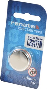 CR2477N Элемент питания литиевый 3В, 950мАч (уп.1шт.) Renata CR2477N