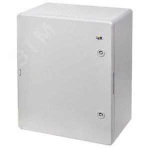 MKP93-N-504024-65 ЩМПп 500х400х240мм (ВхШхГ) УХЛ1 IP65 Щит с монтажной панелью пластиковый с серой дверью IEK® MKP93-N-504024-65