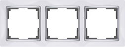 WL03-Frame-03-white Snabb Рамка на 3 поста, белая (уп.10шт.) WERKEL a028882