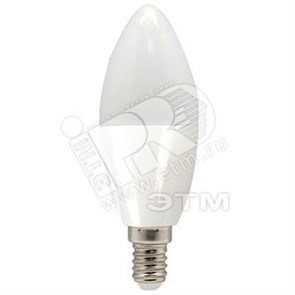 25475 LB-97 16LED(7W) 230V E14 2700K свеча Лампа светодиодная (уп.10/100шт.) FERON 25475