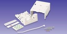 MX-SM2-02 корпус розетки MX-SM 2 порта белый Siemon Company США MX-SM2-02