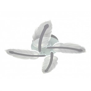 Decor 4012 100W White, Управляемый светодиодный светильник, 3000-6500К, Ø620*90мм Max Light  Decor 4012 100W White