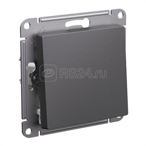 ATN001461 AtlasDesign Механизм переключателя одноклавишного (сх.6), базальт (уп.5шт.) Systeme Electric (Россия) ATN001461