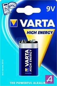 4922.121.411 элемент питания High Energy 6LR61 BL1 Varta                                             711764