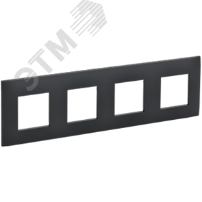 SK-M42-K53 Skandy Рамка 4 поста, графит (уп.10шт.) IEK® (Китай) SK-M42-K53