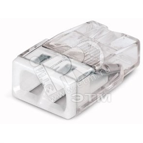 2273-202 Клемма монтажная 2x0,5-2,5мм² (медь) без контактной пасты (уп.100шт.) WAGO 2273-202