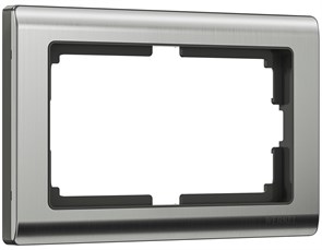 W0081602/WL02-Frame-01-DBL Metallic Рамка для двойной розетки, глянцевый никель (уп.5шт.) Werkel™ a051003-1