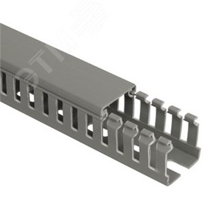 CKM50-080-060-1-K03 ИМПАКТ-М 80x60х2000мм (ШхВхД) Короб перфорированный, серый (уп.16м.) IEK® CKM50-080-060-1-K03