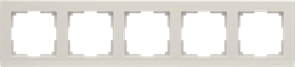 W0051803/WL04-Frame-05-ivory Stark Рамка на 5 постов слоновая кость (уп.5шт.) Werkel™ a050915-1