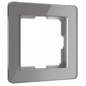 W0012704 Acrylic Рамка на 1 пост, графит (уп.10шт.) Werkel™ a059319-1