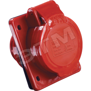 PSR42-016-5 Розетка 415 скрытая 3Р+Е+N 16А 380В IP44 (уп.10шт.) IEK® PSR42-016-5