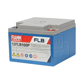 12FLB100P Аккумулятор 12В/26А/ч сроком службы не менее 12 лет FIAMM (Италия) 12FLB100P