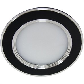 28543 AL527 Светодиодная панель 10LED, 5W, 400Lm, 4000K, IP20, черная (уп.50шт.) FERON 28543