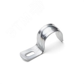 49120 Fortisflex СМО 19-20 Скоба металл. однолапковая Ø19-20мм (уп.100шт.) КВТ (Россия) 49120