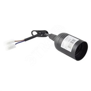 LHP-E27-b Патрон подвесной с клеммной колодкой, Е27, черный (уп.50шт.) EKF LHP-E27-b