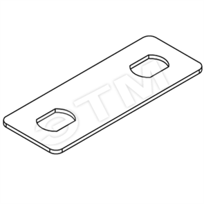 37501 Пластина PTCE для заземления (медь+ никель) (уп.200шт.) ДКС 37501
