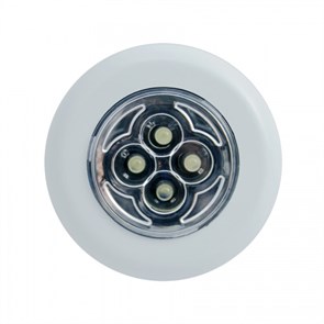 PL-4led С1 белый Светильник на клейкой основе, 3хR03, 4LED СТАРТ PL-4led С1