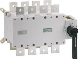 HI458 Рубильник-переключатель 4P,  I-0-II,  630A, до 690В АС HAGER HI458
