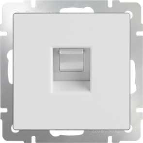 W1181001/WL01-RJ-45/WL05-RJ-45-white Механизм розетки компьютерной RJ45 Cat.5e, белый (уп.10шт.) Werkel™ a051136-1