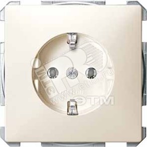 MTN2301-4044 MERTEN Механизм розетки 16А с/з, без шторок бежевая (уп.10шт.) Schneider Electric MTN2301-4044