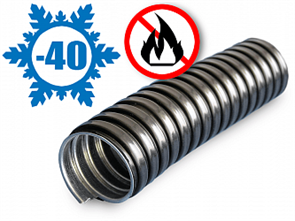 zeta42215 МРПИ НГ 32 черный Металлорукав Ø32мм в ПВХ изоляции (бухта 20м.) ЗЭТА zeta42215