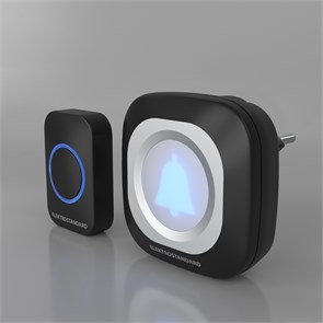 DBQ25M WL 36M IP44 Черный Звонок беспроводной (уп.90шт.) Elektrostandard a047174