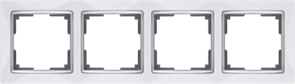 WL03-Frame-04-white Snabb Рамка на 4 поста, белая (уп.5шт.) Werkel™ a028883