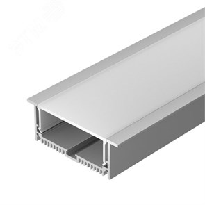 020471 SL-LINIA88-F-2500 ANOD+OPAL (ARL, Алюминий) Профиль с экраном Arlight (Китай)  020471