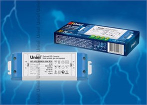 UET-VPF-030B20 Блок питания для светодиодов, 30W, 24V, IP20 UNIEL UET-VPF-030B20