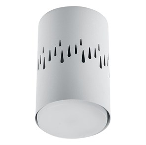 41453 HL350 12W, 230V, GX53 и подсветка 1W, 4000K, белый Светильник потолочный (уп.50шт.) FERON (Китай) 41453-1
