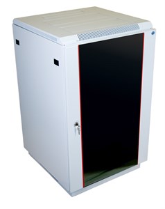 ШТК-М-18.6.8-1ААА Шкаф телекоммуникационный напольный 18U 600x800 (ВхШхГ), дверь стекло ЦМО 30144521600