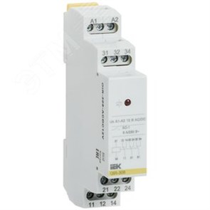 OIR-308-ACDC12V Реле промежуточное модульное OIR 3 контакта 8А 12В AC/DC (уп.10шт.) IEK® OIR-308-ACDC12V